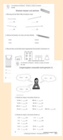 Rechnen mit Längen und Gewichten - Mathe Arbeitsblätter zum downloaden